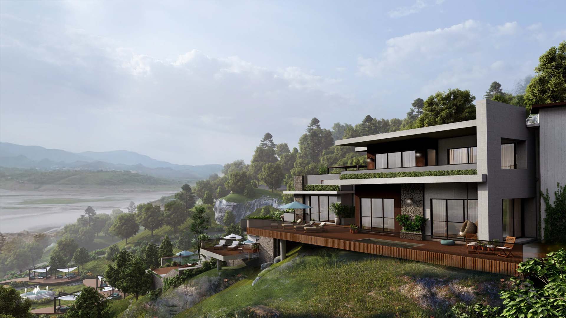 StayCations Resort Dam View LGS Construction In Pakistan
